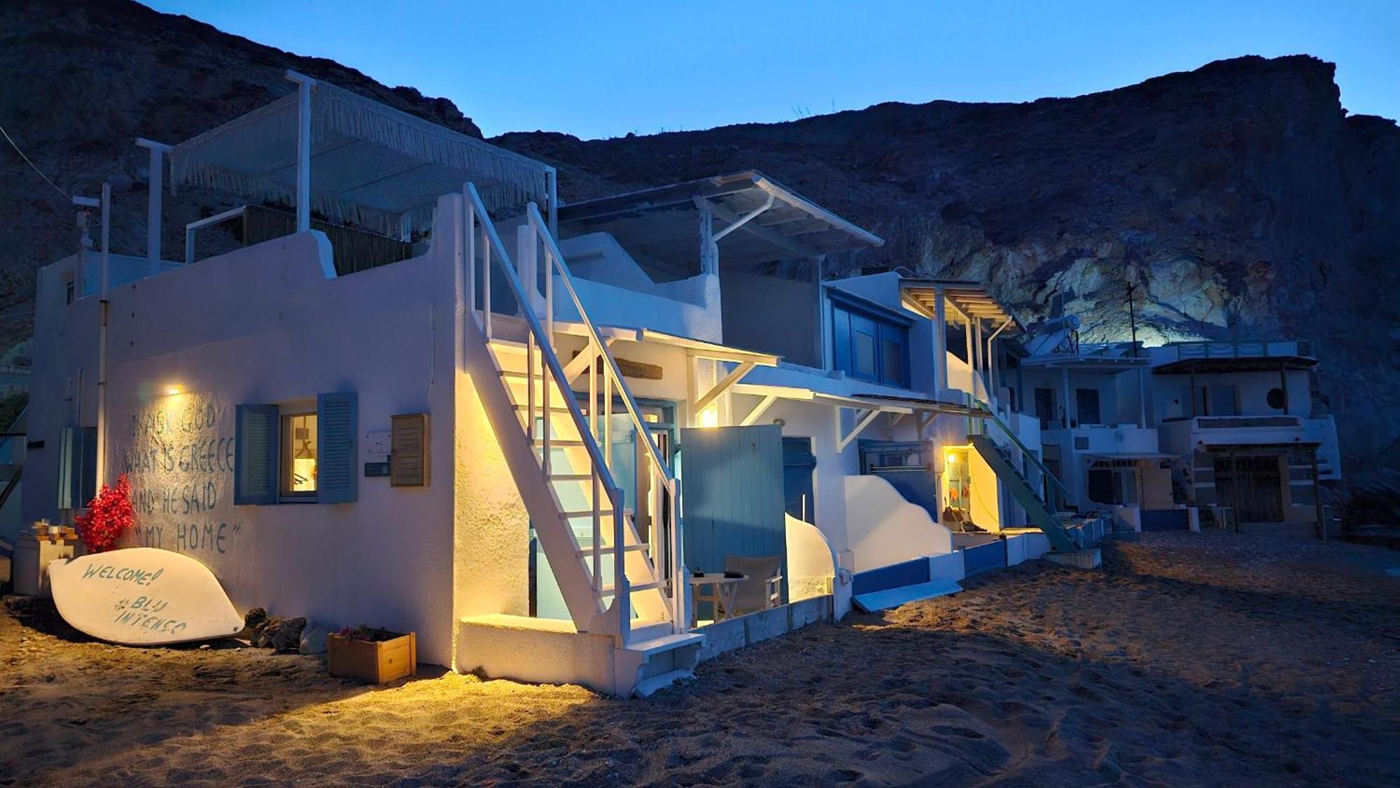 Blu Intenso Boathouse Firopotamos Exterior foto